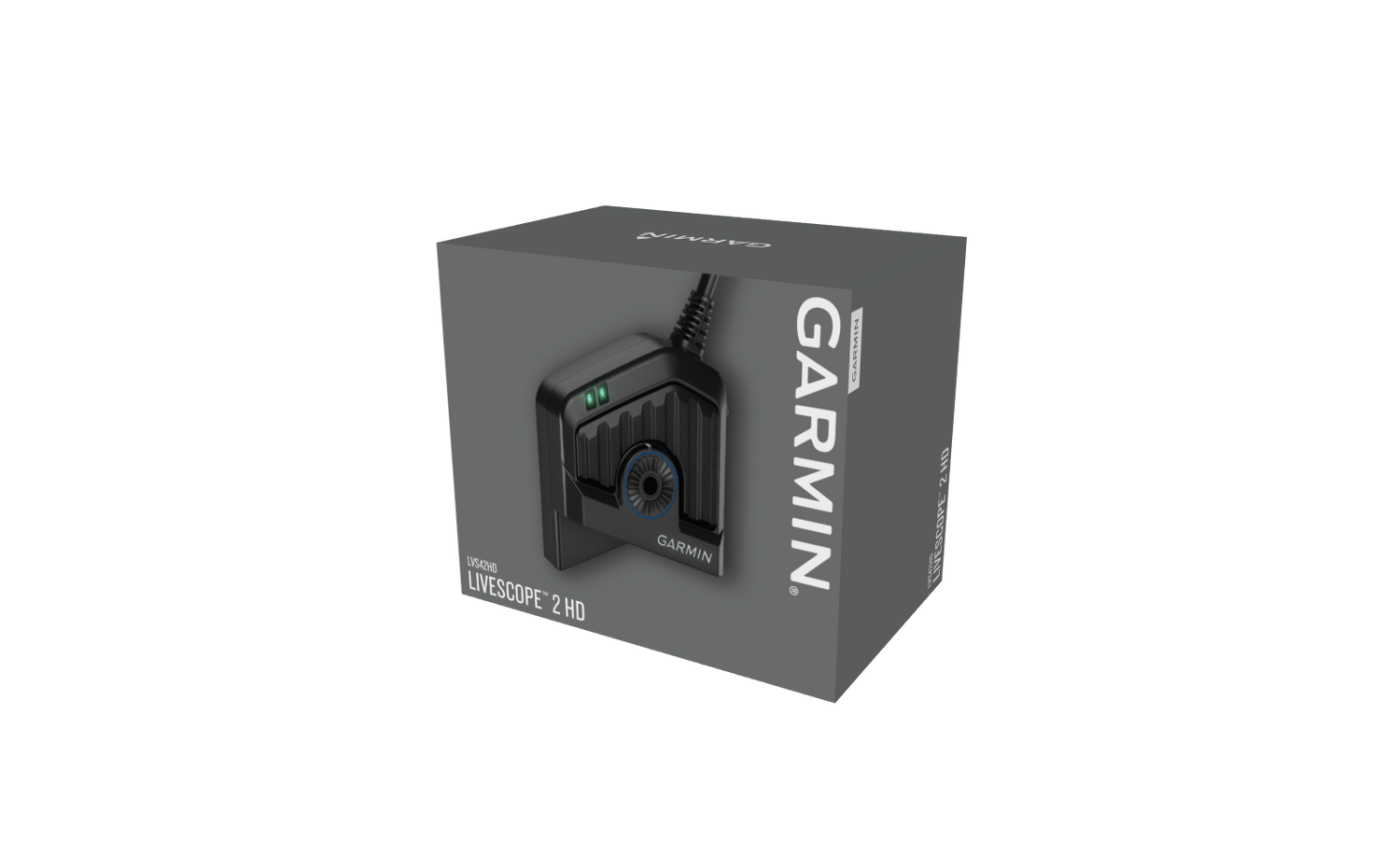 Garmin LiveScope™ 2 HD Geber (LVS42) für hochauflösende Live-Echolotbilder in Echtzeit beim Angeln – ideal für die Ortung von Fischen und Unterwasserstrukturen.