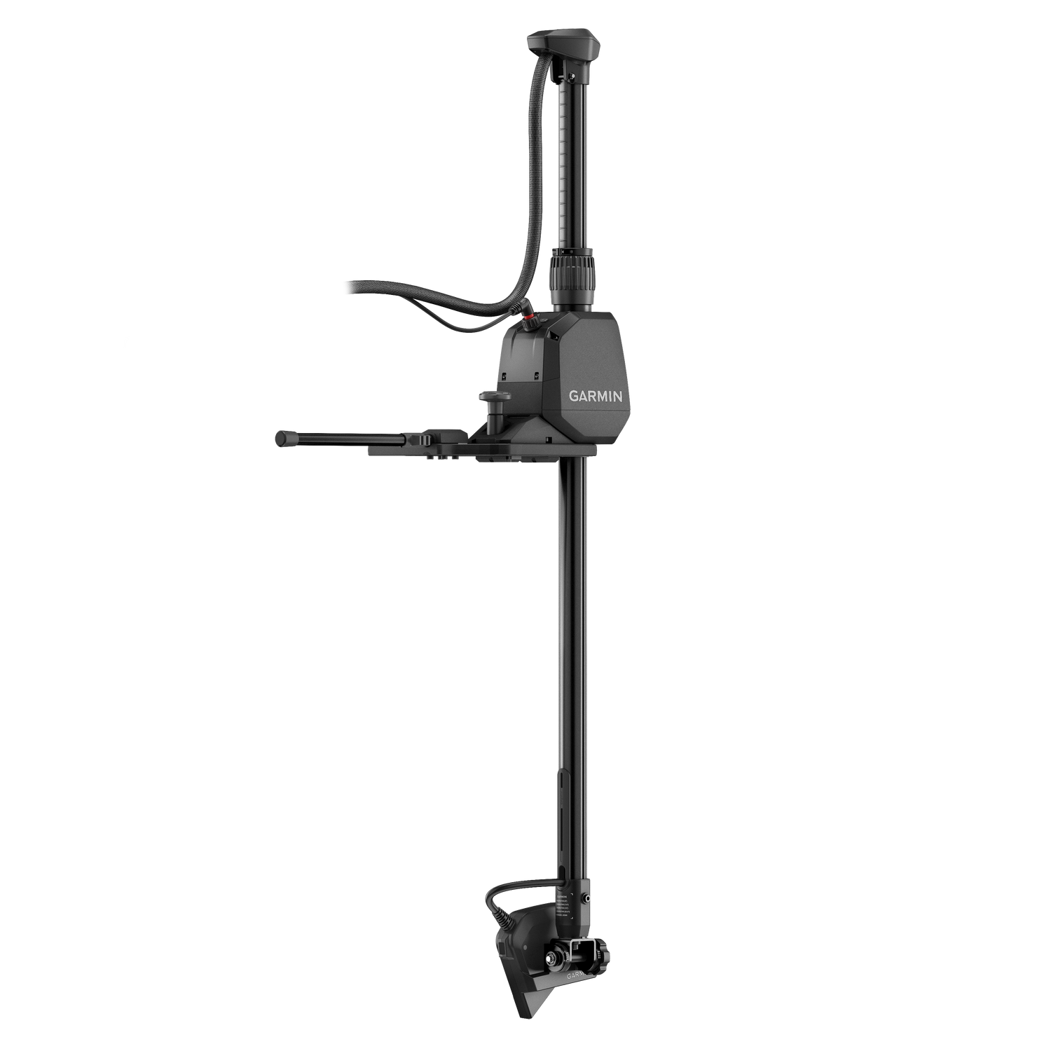 Garmin Spy Pole™ Geberstange zur stabilen Montage von LiveScope- und Echolotgebern am Angelboot.
